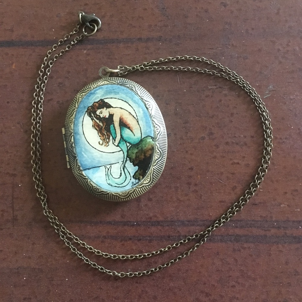 Mermaid locket